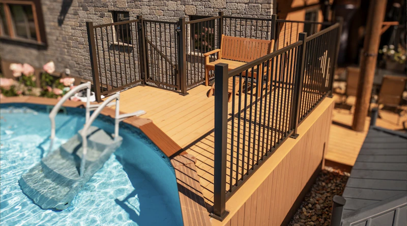 Clôture 48" Moderne 5 pour piscine
