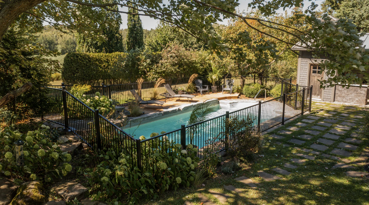 Clôture 48" Moderne 5 pour piscine