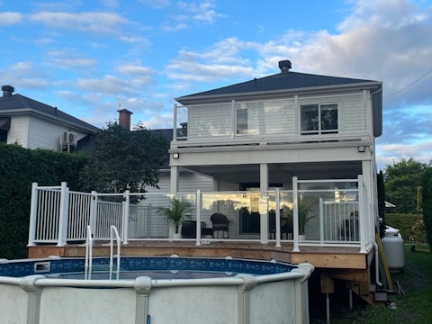 Moderne verre 6mm et Moderne 5 barreau