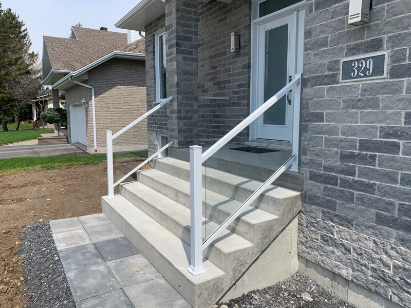 Rampe Urbain en verre 6 mm, Balcon