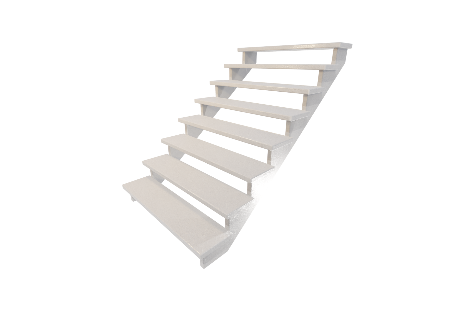 Escalier hybride aluminium et fibre de verre