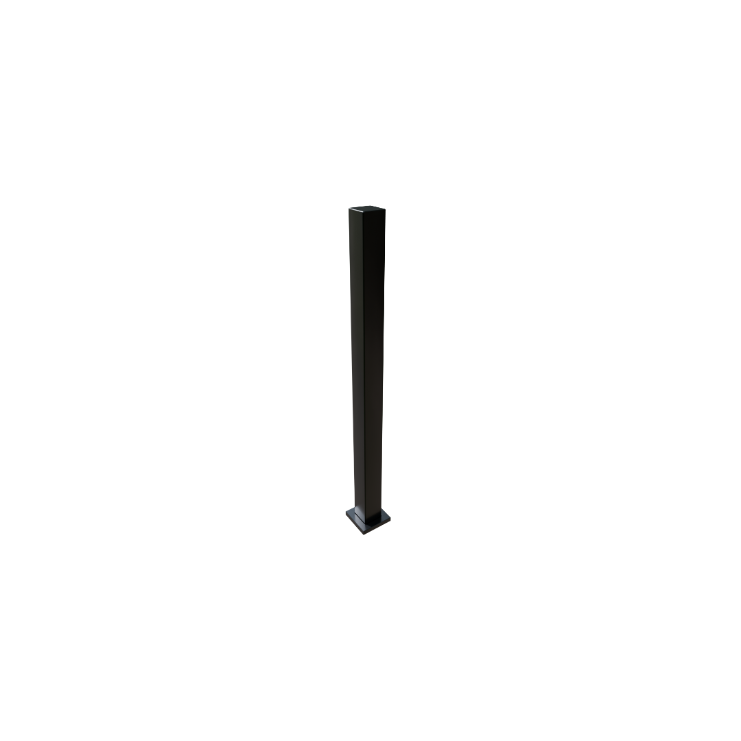 Poteau Lux 3" x 3", noir